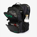 Nfinity Sparkle-rugzak zwart - paars logo