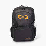 Nfinity Sparkle-rugzak zwart - paars logo