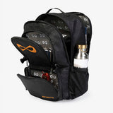 Nfinity Sparkle-rugzak zwart - paars logo