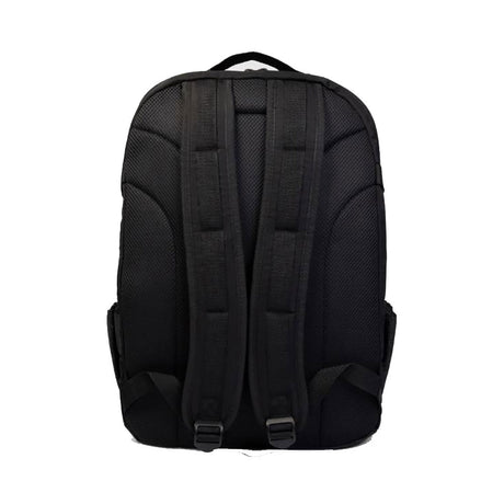back of sn Nfinity backpack showing padded straps and back pad