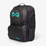 Nfinity Sparkle-rugzak zwart - paars logo